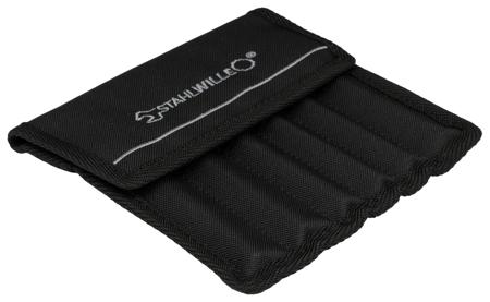 96700703 STAHLWILLE 6-Piece Punch Set, Pin Punch, 2.5 mm, 3 mm, 4 mm, 5 mm, 6 mm, 8 mm Shank, 150 mm Overall