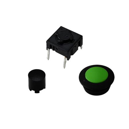 5ETH935-1SS09-12-0-AQW0902 MEC IP67 Cap Tactile Switch, SPST 50mA Through Hole