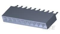 535541-8 TE Connectivity AMPMODU Series Vertical Board Mount PCB Header, 10 Contact(s), 2.54mm Pitch, 1 Row(s), Unshrouded