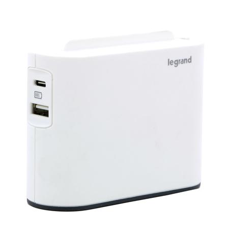 049401 Legrand French / German Multi Outlet Plug, 6A, Plug-In