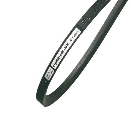 SPZ-637 OPTIBELT Drive Belt, belt section SPZ, 637mm Length