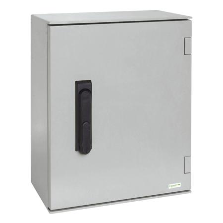 NSYPLM108BG Schneider Electric Fibreglass Reinforced Polyester, Wall Box, IP66, 350mm x 1056 mm x 856 mm