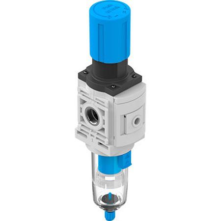 MS6-LFR-1-2-D6-C-P-M-A8-F1A-B Festo MS6 Filter Regulator, 5μm, G 1/2, Manual, 10 bar, MS6-LFR-1/2-D6-C-P-M-A8-F1A-B
