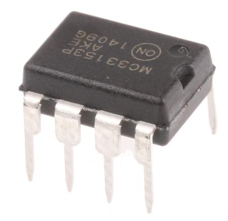 MC33153PG onsemi  MOSFET Gate Driver 1, 2 A 8-Pin 20 V, PDIP