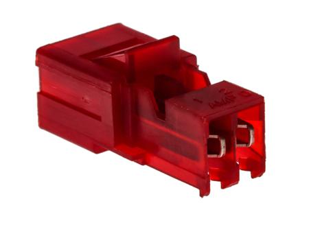 3-641437-2 TE Connectivity MTA-156 Series 3.96mm Pitch Right Angle Cable Mount IDC Connector, Male, 2 Way, 1 Row