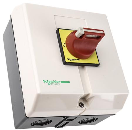 VCF3GE Schneider Electric 3P Pole Panel Mount Isolator Switch - 50A Maximum Current, 22kW Power Rating, IP65