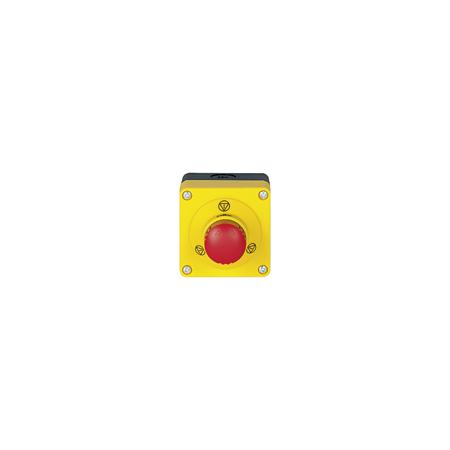 400452 Pilz 400 Series Emergency Stop Push Button, Surface Mount, 55mm Cutout, 1NO, DPST