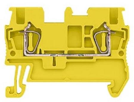 8WH2000-0AE06 Siemens 8WH Series Yellow Din Rail Terminal, 1.5mm², 1-Level, Spring Termination, CSA
