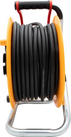 1202441 brennenstuhl 40m 4 Socket Type E - French Cable Reel Open Reel, 230 V, IP44