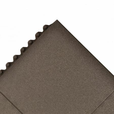 556S0033BL Notrax 556 Natural Rubber Anti-Fatigue Mat, 91cm x 91cm x 19mm