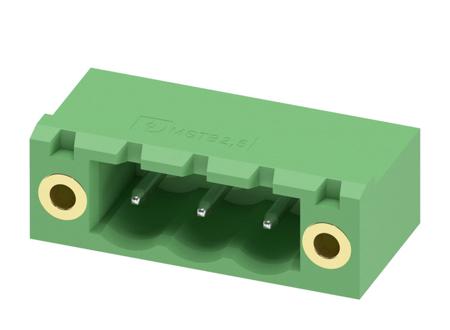 1776702 Phoenix Contact, 5.0mm Pitch, MSTB 2.5/ 3-GF, 3 Way, Pluggable Terminal Block, Header, Solder Termination,