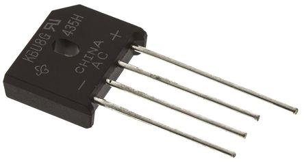 KBU8D-E4/51 Vishay Bridge Rectifier, 8A, 200V, 4-Pin