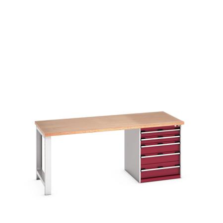 41004111-24V Bott 41004111.24V Sheet Steel Workbench, 840mm x 900mm x 2000mm