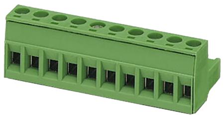 1754889 Phoenix Contact, 5mm Pitch, MSTB 2.5/24-ST, 24 Way, Pluggable Terminal Block, Plug, Screw Termination,