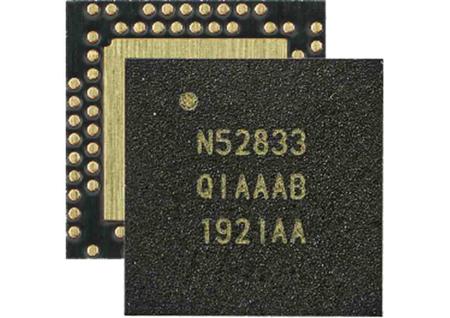 nRF52833-QIAA-R7 Nordic Semiconductor , System-On-Chip for Industrial, 42-Pin QFN73
