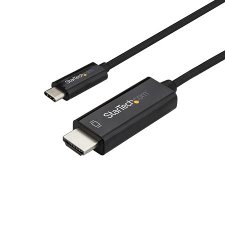 CDP2HD3MBNL StarTech.com USB C to HDMI Adapter Cable, USB 3.1, 1 Supported Display(s) - 4K @ 60Hz