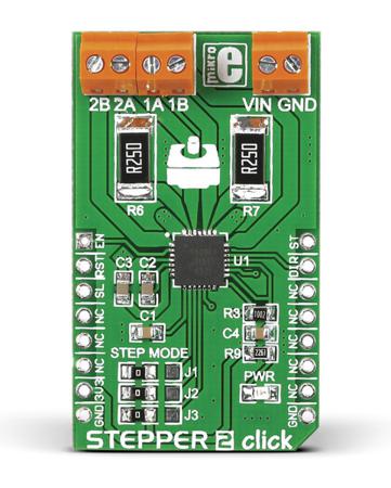 MIKROE-1926 MikroElektronika Stepper 2 Click Stepper Motor for A4988 for MikroBus