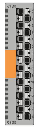 1337224 Phoenix Contact Distribution Block, 16 Way, 0.25 → 1.5mm², 24 V dc, Grey