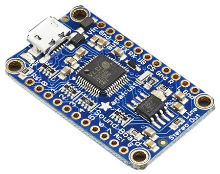 2342 ADAFRUIT INDUSTRIES  Mini Sound FX Application Board Interface Board