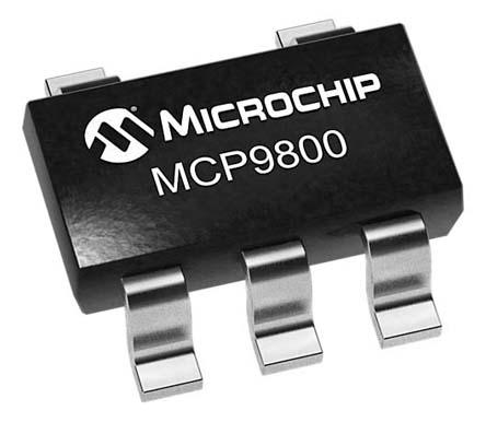 MCP9800A5T-M/OT Microchip MCP9800 Series Digital Temperature Sensor, Current, Voltage Output, Surface Mount, I2C, SMBus, ±3°C, 5 Pins