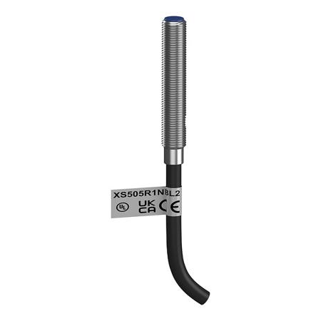 XS505R1NBL2 Telemecanique Sensors Inductive Threaded Barrel Inductive Proximity Sensor, M5, 2.5 mm Detection, NPN NC, 12 To 24 V