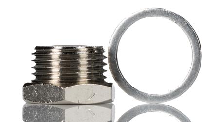 160234818 Norgren 16 Series Straight Threaded Adaptor, G 1/2 Male to G 1/8 Female, Threaded Connection Style