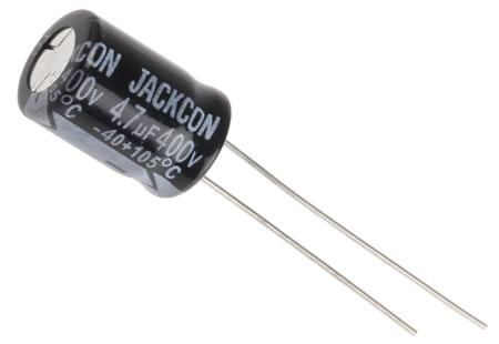723-9700 RS PRO 4.7μF Aluminium Electrolytic Capacitor 400V dc, Radial, Through Hole