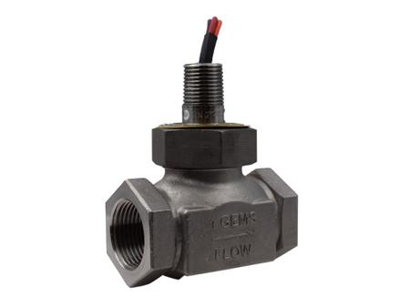 27052 Gems Sensors FS-200 Series Brass Inline Flow Flow Sensor for Liquid, 1 GPM Max