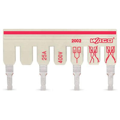 2002-481-011-000 WAGO TOPJOB S Series Staggered Jumper for Use with DIN Rail Terminal Block, 25A