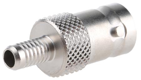 R141237000W Radiall Straight 50Ω Cable Mount BNC Connector, jack, Nickel, Crimp Termination, RG141, RG58