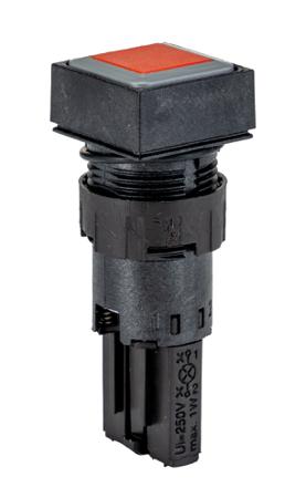 086713 Q18D-RT Eaton RMQ16 Series Red Momentary Push Button, 16mm Cutout, IP65