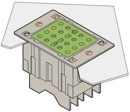 1SNA166737R2000 TE Connectivity Mains Test Block Cable Entry 0.34 → 10mm², Rated At 15A, 400 V