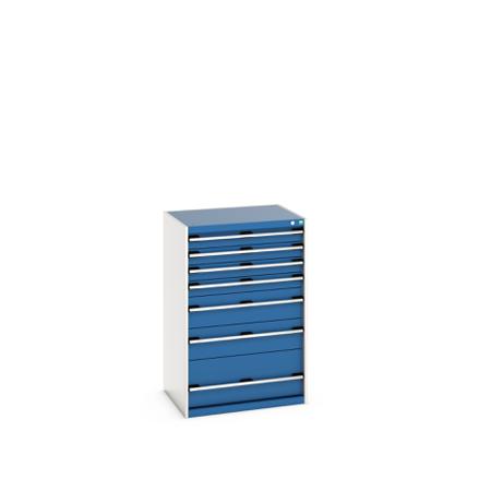 40020059-11V Bott 7 Cabinet, Steel, 1200mm x 650mm x 800mm, Blue