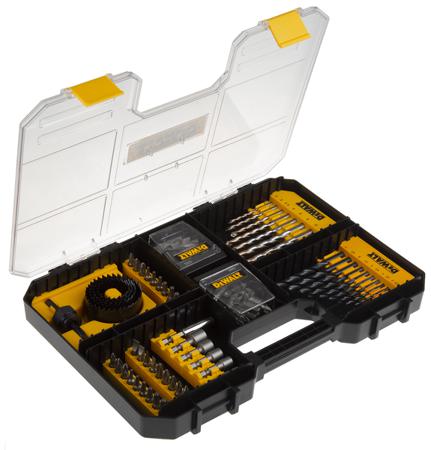 DT71569-QZ DeWALT 100-Piece Twist Drill Bit Set for Multi-Material, 10mm Max, 1.5 Min, HSS Bits