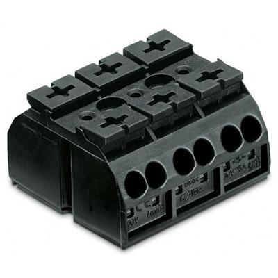 862-593-1 WAGO 862 Series Connector, 4-Way, 32A, 20 → 12 AWG Wire, Push In Termination