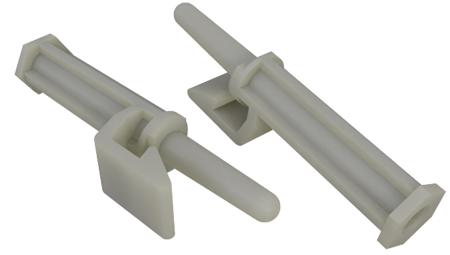 304-294 RS PRO Nylon Snap-In Support for 4mm PCB Hole