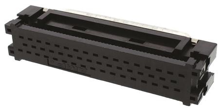 1658607-1 TE Connectivity AMPLIMITE HDF-20 Series 2.76mm Pitch 50 Way IDC D-Sub Ribbon Cable Connector, Plug, Steel Shell