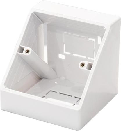 3LA TUK Limited  White Flame Retardant ABS Back Box, Surface Mount Mount, 1 Gangs 115.85 mm 86.4 mm 73 mm