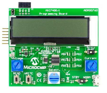 ADM00760 Microchip Programming Board for MIC7400/1 Programming Board for MIC7400/1 Devices