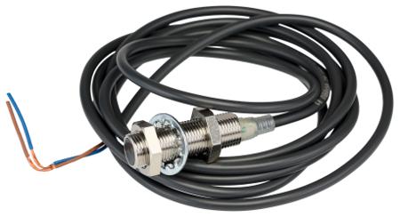 E2E-X2Y2 2M Omron Inductive Threaded Barrel Proximity Sensor, M12, 2 mm Detection, 2-Wire NC, 24 → 240 V ac