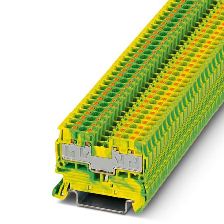 3211025 Phoenix Contact  PT 2.5/S-QUATTRO-PE Series, Push In Termination