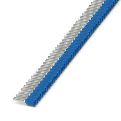 1212785 Phoenix Contact Insulated Ferrule, 8mm Pin Length, 1.3mm Pin Diameter, Blue