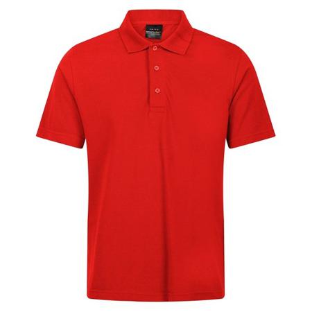 TRS223---42D50 Regatta Professional TRS223 Red 35% Cotton, 65% Polyester Polo Shirt, UK- S, EUR- 48