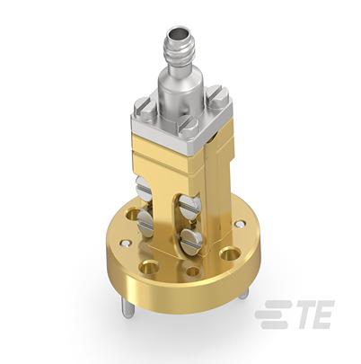 2441516-1 Linx 2441 Series Board Mount Circular Coaxial Connector, Screw Termination, Straight Body