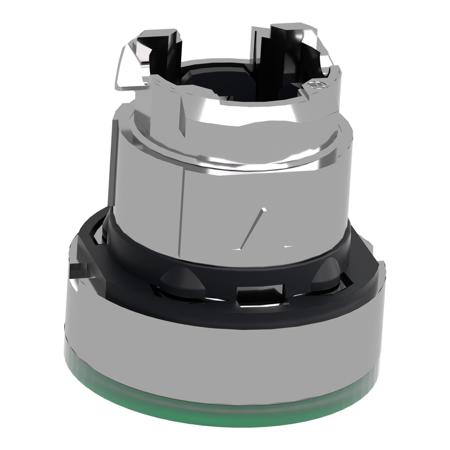 ZB4BA38 Schneider Electric Harmony XB4 Series, Green Push Button Head, Spring Return, 22mm Cutout