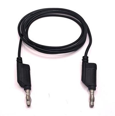 BU-2020SR-A-24-0 Mueller Electric Black Male Banana Connector, 4 mm Connector, Plug-In Termination, 19A, 60V