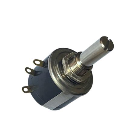 278-0310 RS PRO 1kΩ Rotary Potentiometer 3-Turns 1-Gang Bushing Mount