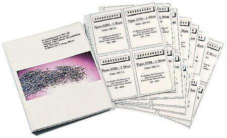 CPF0603-LAB-KIT-HIGH TE Connectivity CPF-0603 Thin Film SMT 164 Resistor Kit, 20 kΩ → 1 MΩ