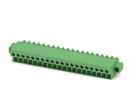 1851038 Phoenix Contact, 3.81mm Pitch, FRONT-MC 1.5/20-STF-3.81, 20 Way, , Pluggable Terminal Block, Plug, Cable Mount, Screw