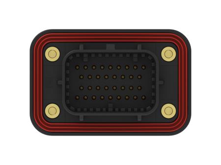 8-2388688-5 TE Connectivity, SUPERSEAL Automotive Connector Plug Black Panel Mount 34 Way, Through Hole Termination